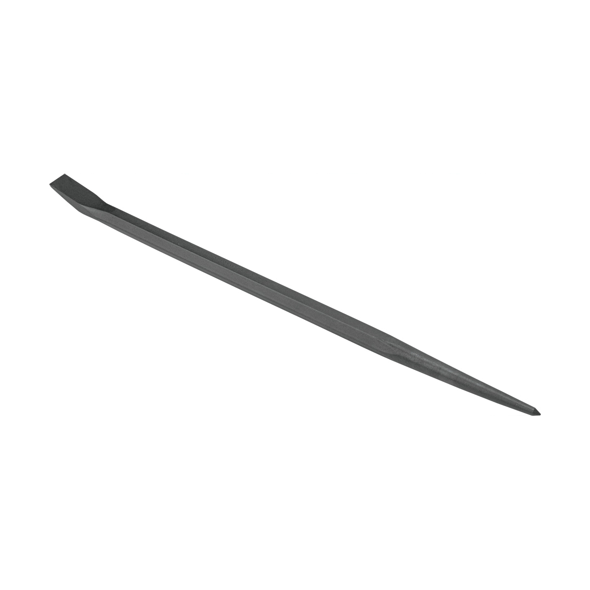 Proto J2126 Pry Bar, Rolling Head/Straight Tapered Point Tip, 12 in OAL, High Alloy Steel - Nail Pullers, Wrecking & Pry Bars