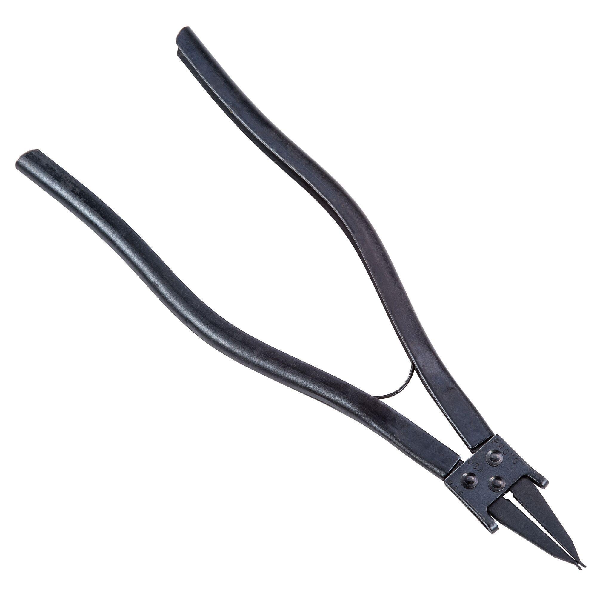 Proto J394 Internal Retaining Ring-Clip Plier, 0.09 in Straight Jaw, 9 in OAL - Retaining & Lock Ring Pliers