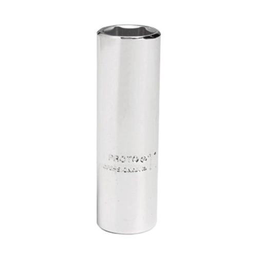 Proto TorquePlus J4705LM Deep Length Socket, Metric, 1/4 in Square Drive, 5 mm - Sockets