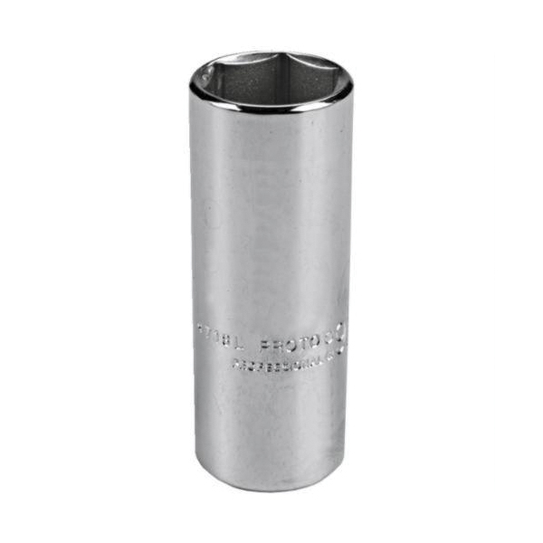 Proto TorquePlus J4716L Deep Length Socket, Imperial, 1/4 in Square Drive, 1/2 in - Sockets