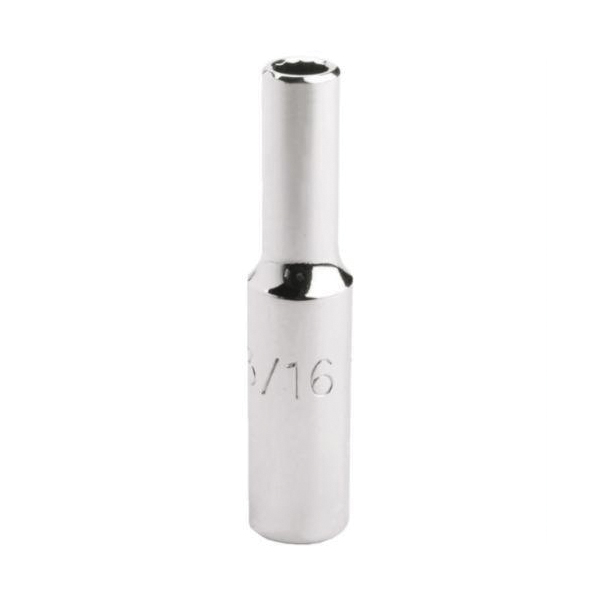 Proto TorquePlus J4718LT Deep Length Socket, Imperial, 1/4 in Square Drive, 9/16 in - Sockets