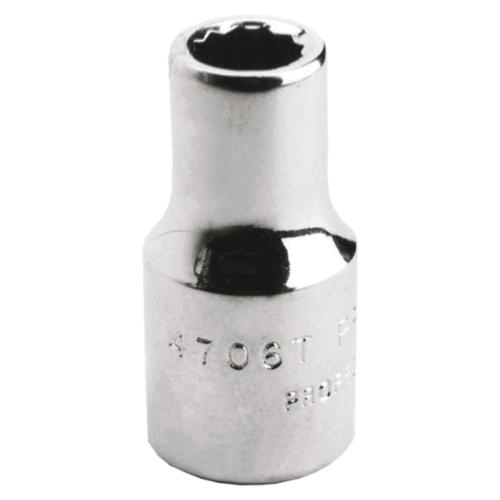 Proto TorquePlus J4718T Standard Length Socket, Imperial, 1/4 in Square Drive, 9/16 in - Sockets