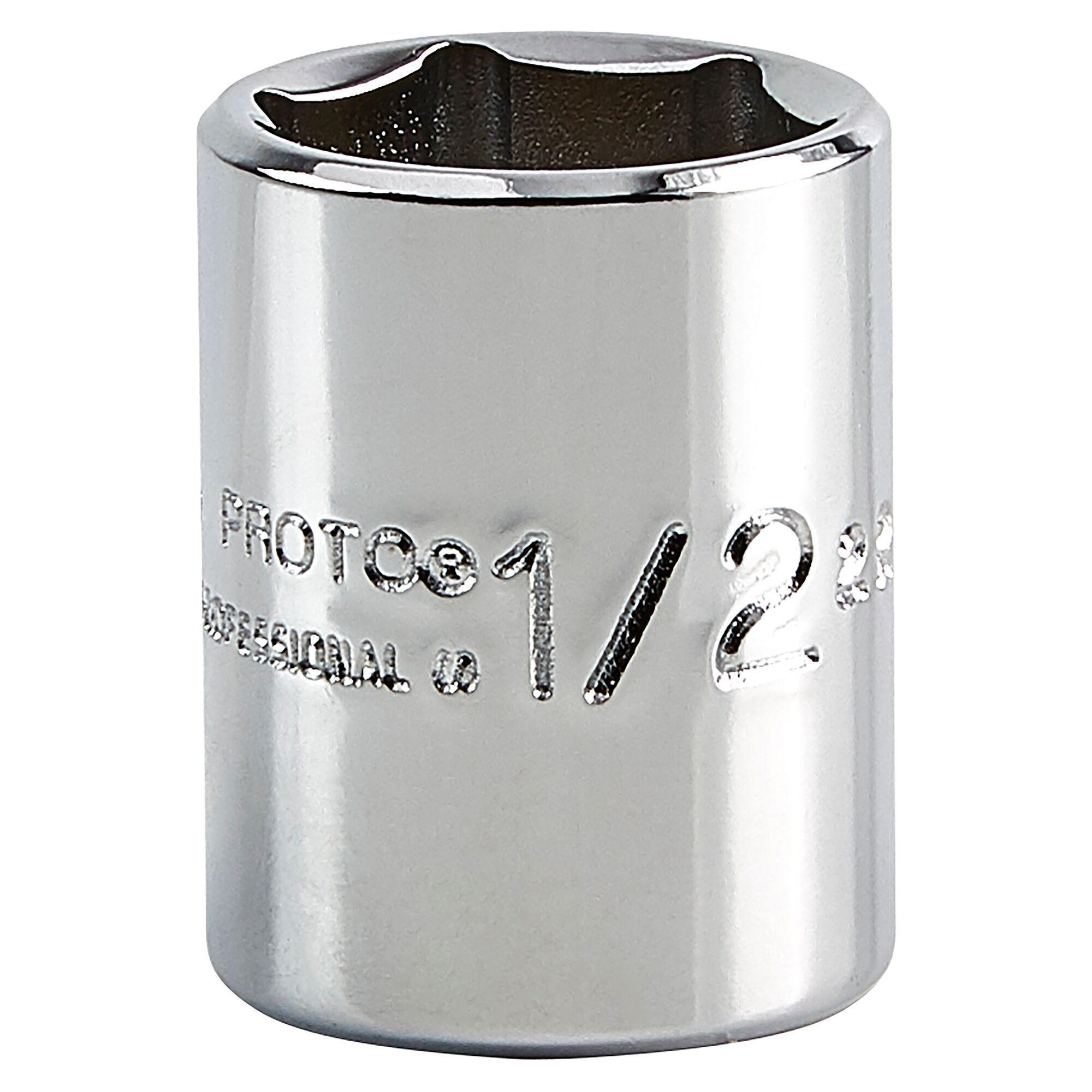 Proto TorquePlus J4716 Standard Length Socket, Imperial, 1/4 in Square Drive, 1/2 in - Sockets
