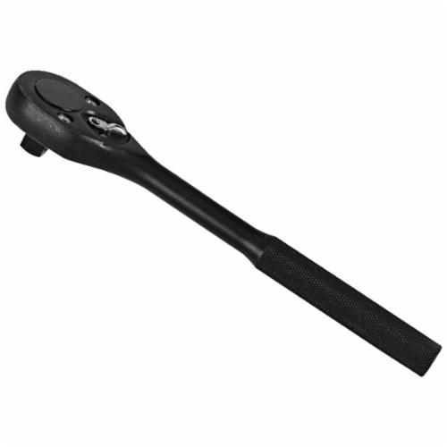 Proto J4749 Non-Insulated Standard Length Hand Ratchet, Imperial, 1/4 in Drive, Pear Head, 5 in OAL, Steel, Full Polished, ASME B107.10M, Federal GGG-W-641E - Ratcheting Socket Wrenches