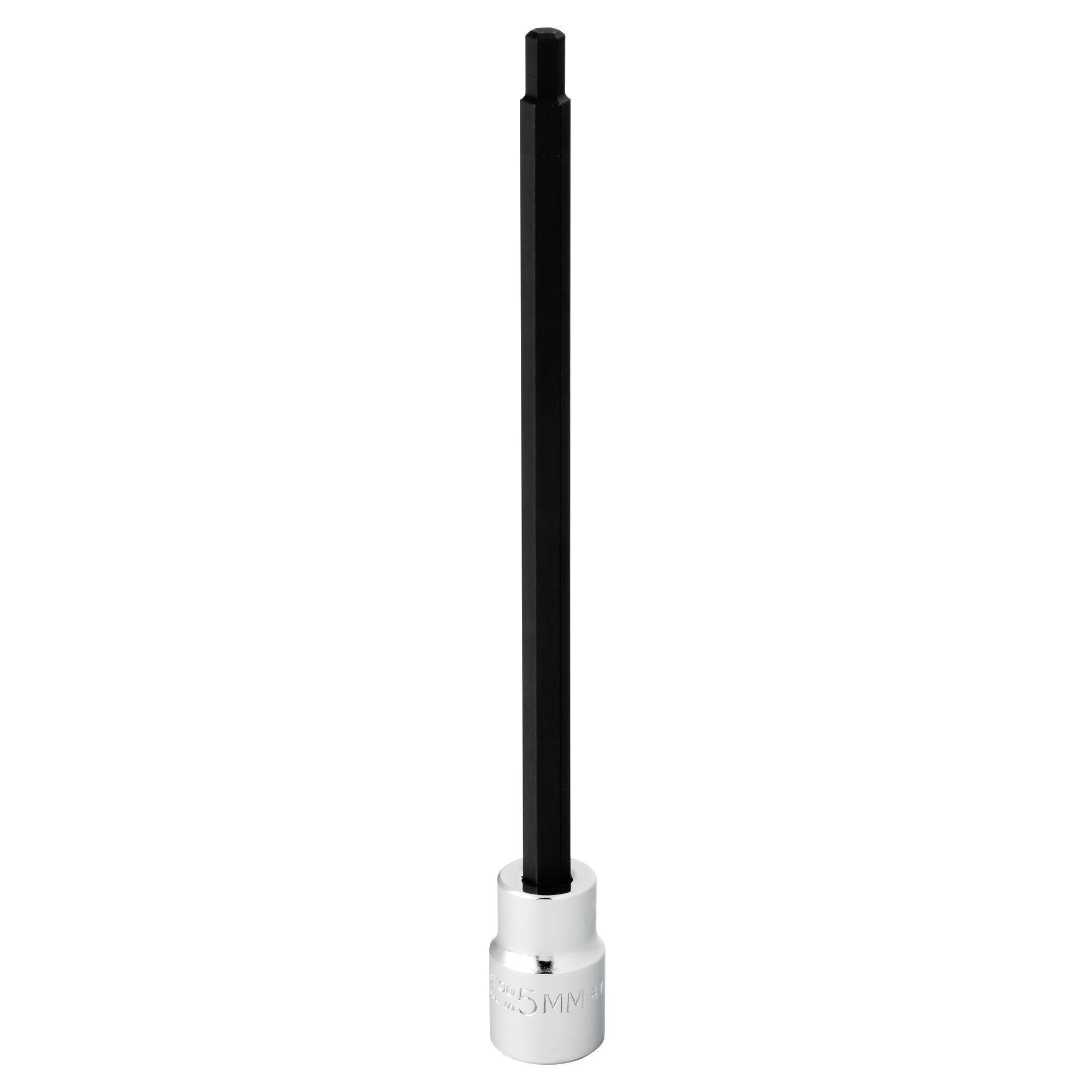 Proto J4990-5MXL Extra Long Socket Driver Bit, Metric, 3/8 in, 5 mm, 127 mm L Bit - Socket Driver Bits