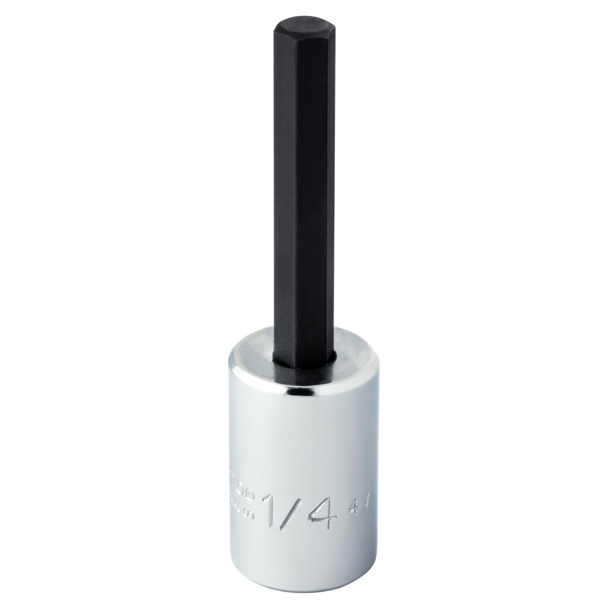 Proto J49901/4 Standard Length Socket Driver Bit, Imperial, 3/8 in, 1/4 in, 1-5/8 in L Bit, Federal GGG-W-641Ex - Socket Driver Bits