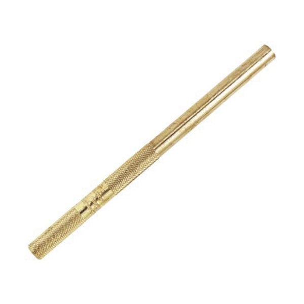 Proto J9638B Drift Punch, 3/8 in, 6 in OAL, Brass - Hole Punches
