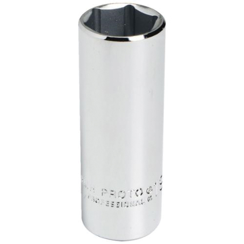 Proto TorquePlus J5009MH Deep Length Socket, Metric, 3/8 in Square Drive, 9 mm - Sockets