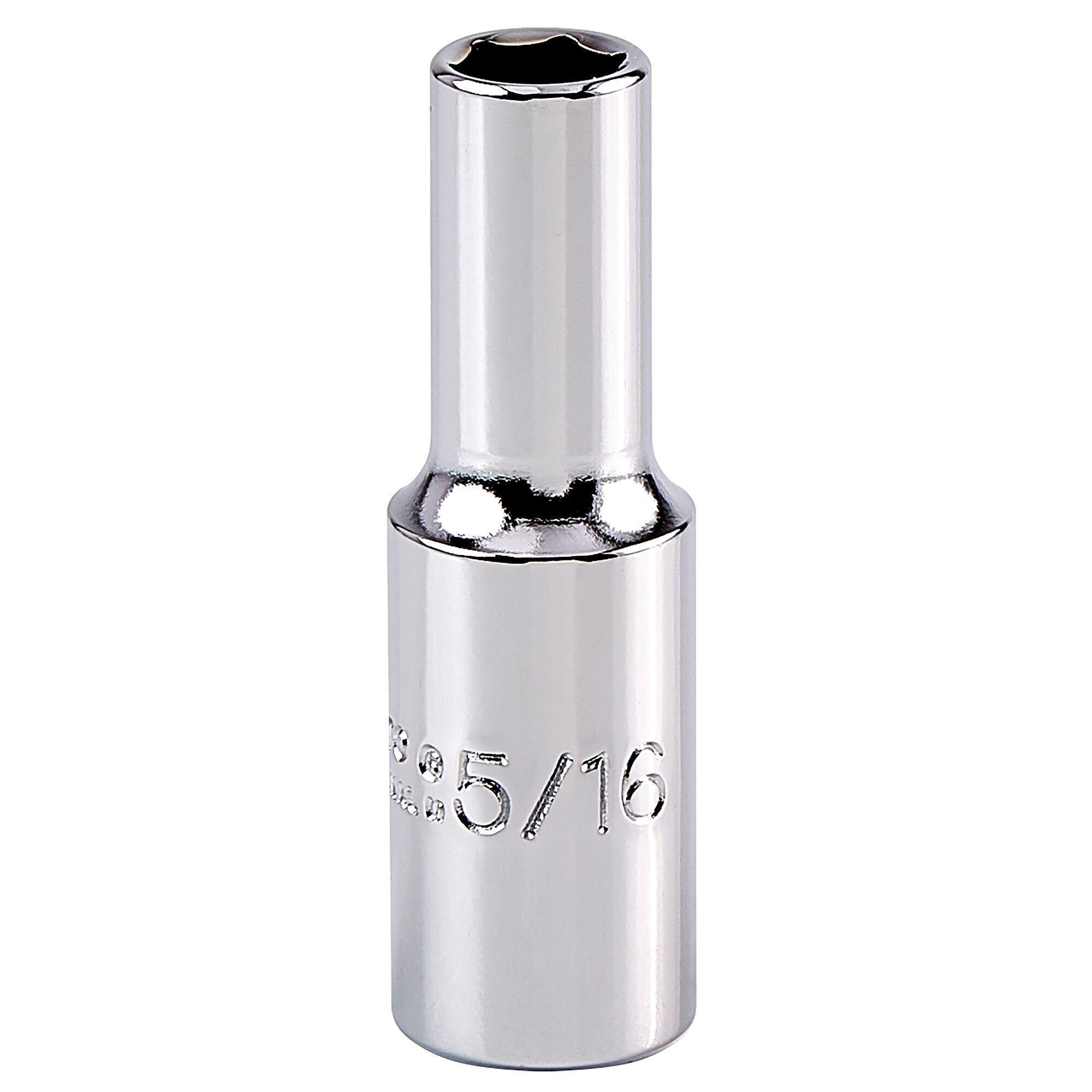 Proto TorquePlus J5010H Deep Length Socket, Imperial, 3/8 in Square Drive, 5/16 in - Sockets