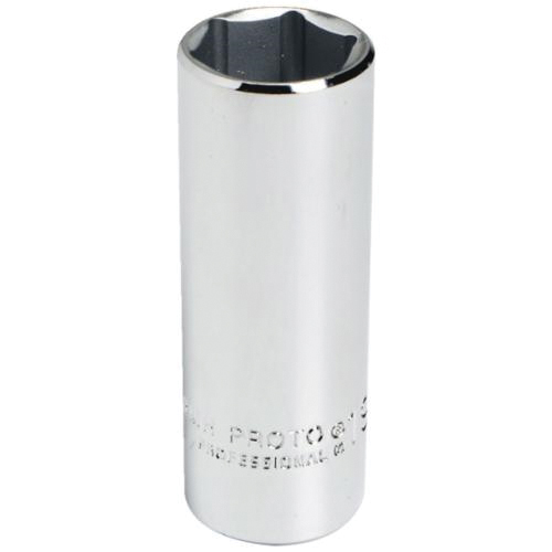 Proto TorquePlus J5011MH Deep Length Socket, Metric, 3/8 in Square Drive, 11 mm - Sockets