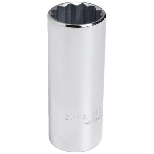 Proto TorquePlus J5032 Deep Length Socket, Imperial, 3/8 in Square Drive, 1 in - Sockets