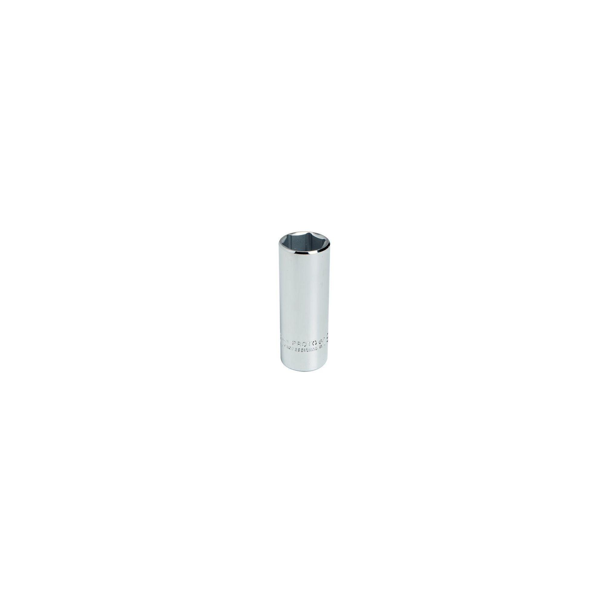 Proto TorquePlus J5017MH Deep Length Socket, Metric, 3/8 in Square Drive, 17 mm - Sockets