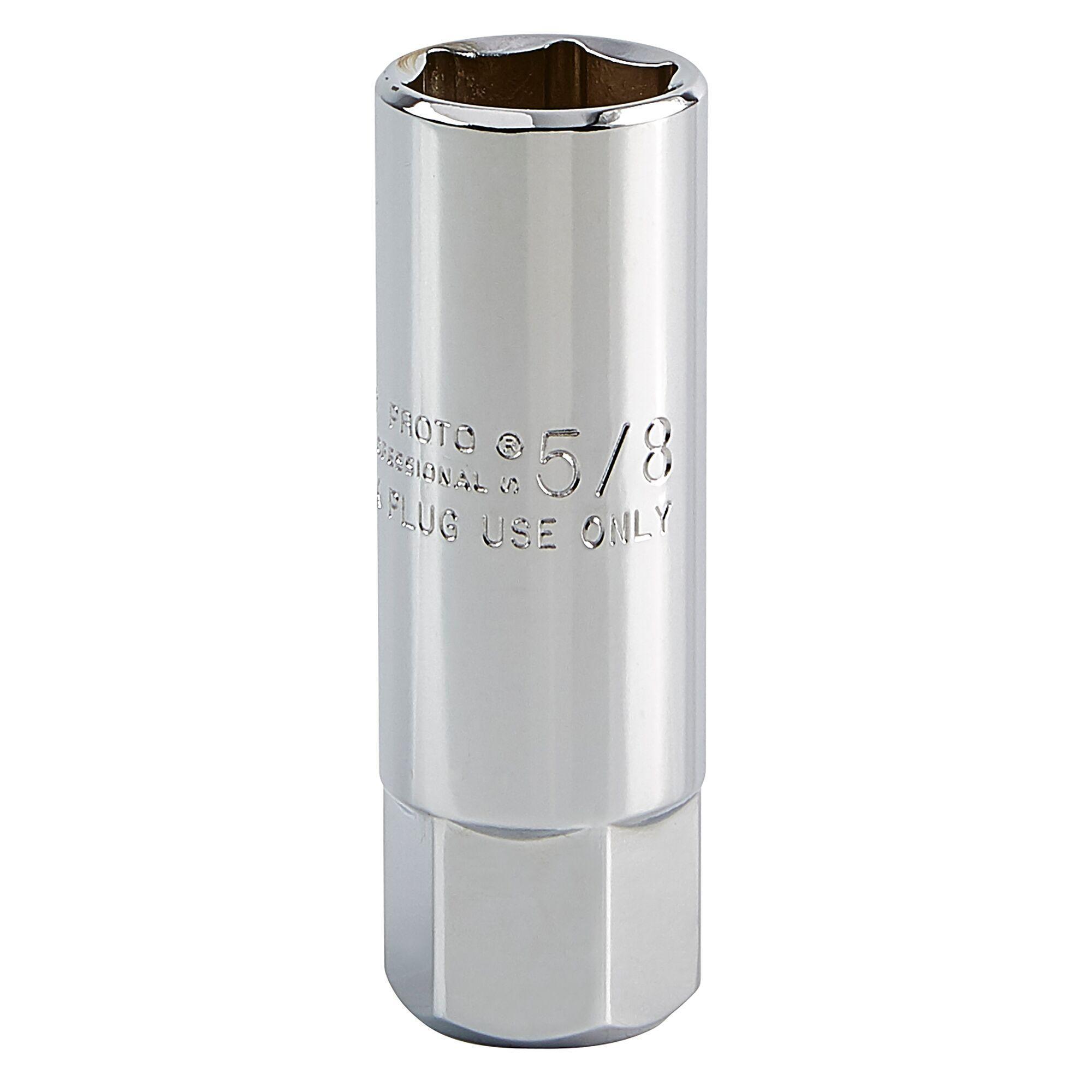 Proto J5020-50 Spark Plug Standard Length Socket With Rubber Insert, Imperial, 3/8 in Square Drive, 5/8 in - Sockets