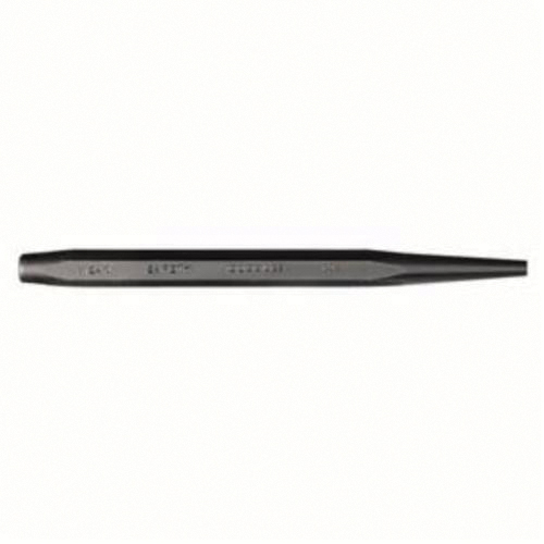 Proto J503/8 1-Piece Starting Punch, 3/16 in W Modified Parabolic Tip, 5-5/8 in OAL, Steel - Pin Installation & Removal Punches
