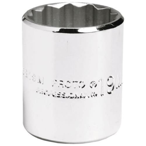 Proto TorquePlus J5212M Standard Length Socket, Metric, 3/8 in Square Drive, 12 mm - Sockets