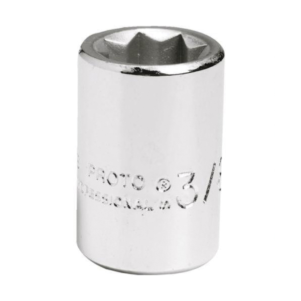 Proto TorquePlus J5212S Standard Length Socket, Imperial, 3/8 in Square Drive, 3/8 in - Sockets