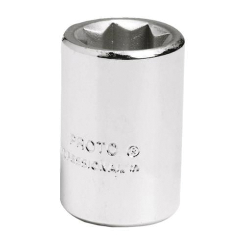 Proto J5214S Standard Length Socket, Imperial, 3/8 in Square Drive, 7/16 in - Sockets