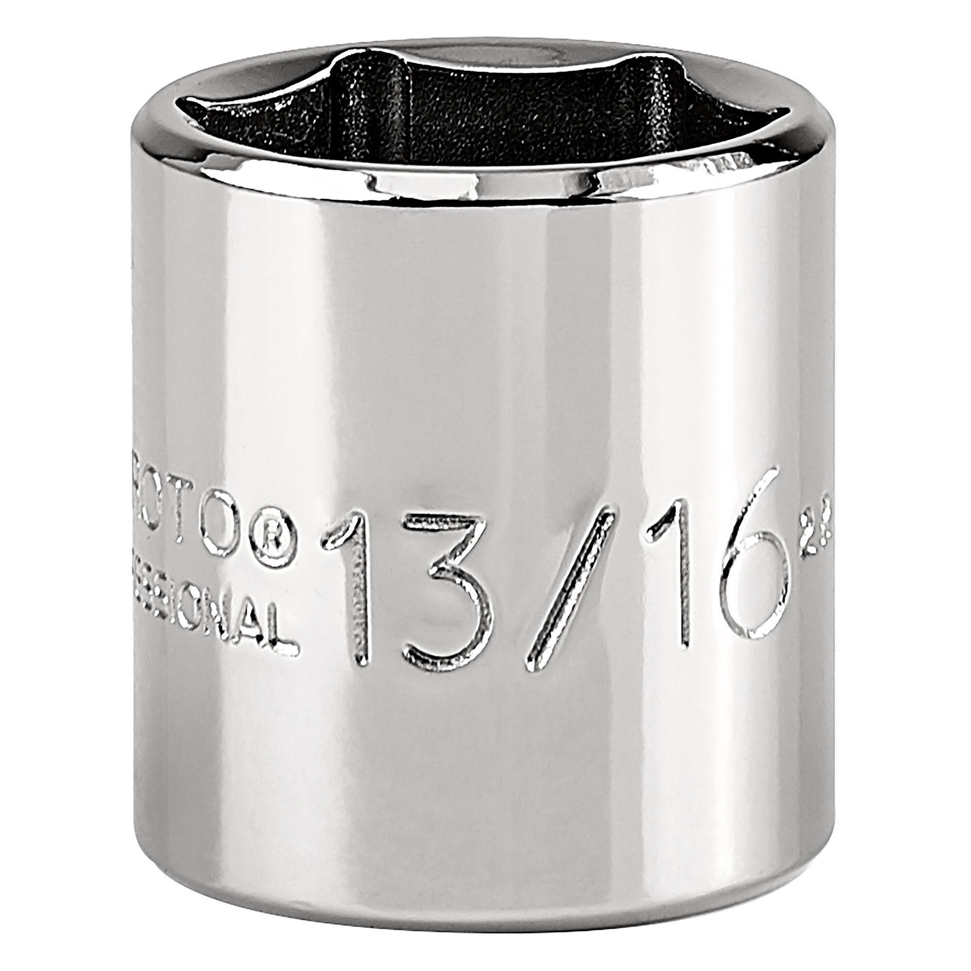 Proto TorquePlus J5226H Standard Length Socket, Imperial, 3/8 in Square Drive, 13/16 in - Sockets