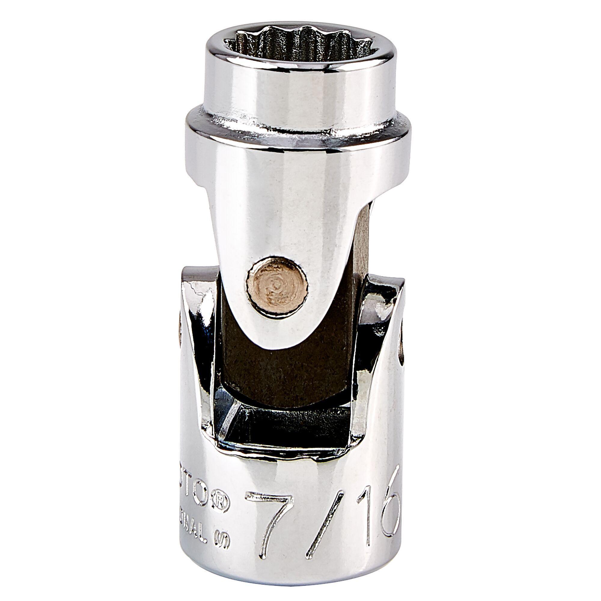 Proto TorquePlus J5274A Standard Length Universal Socket, Imperial, 3/8 in Square Drive, 7/16 in - Sockets