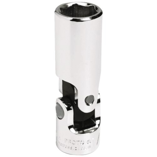 Proto J5276LHA Deep Length Socket, Imperial, 3/8 in Square Drive, 9/16 in Universal Socket, 6 Points - Sockets