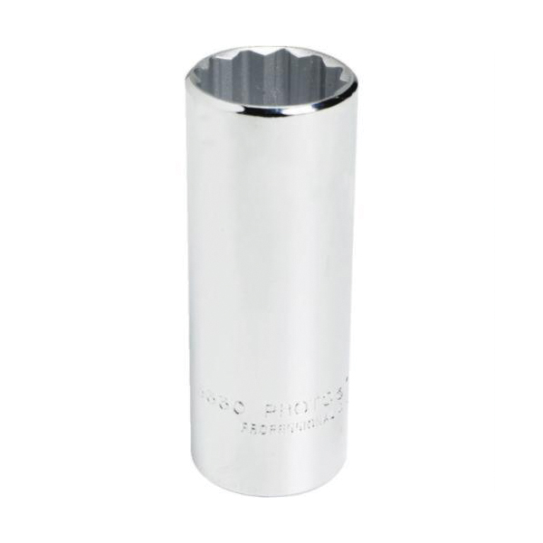 Proto TorquePlus J5316 Deep Length Socket, Imperial, 1/2 in Square Drive, 1/2 in - Sockets