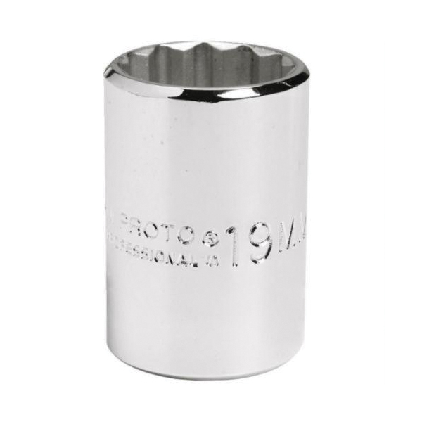 Proto TorquePlus J5414M Standard Length Socket, Metric, 1/2 in Square Drive, 14 mm - Sockets