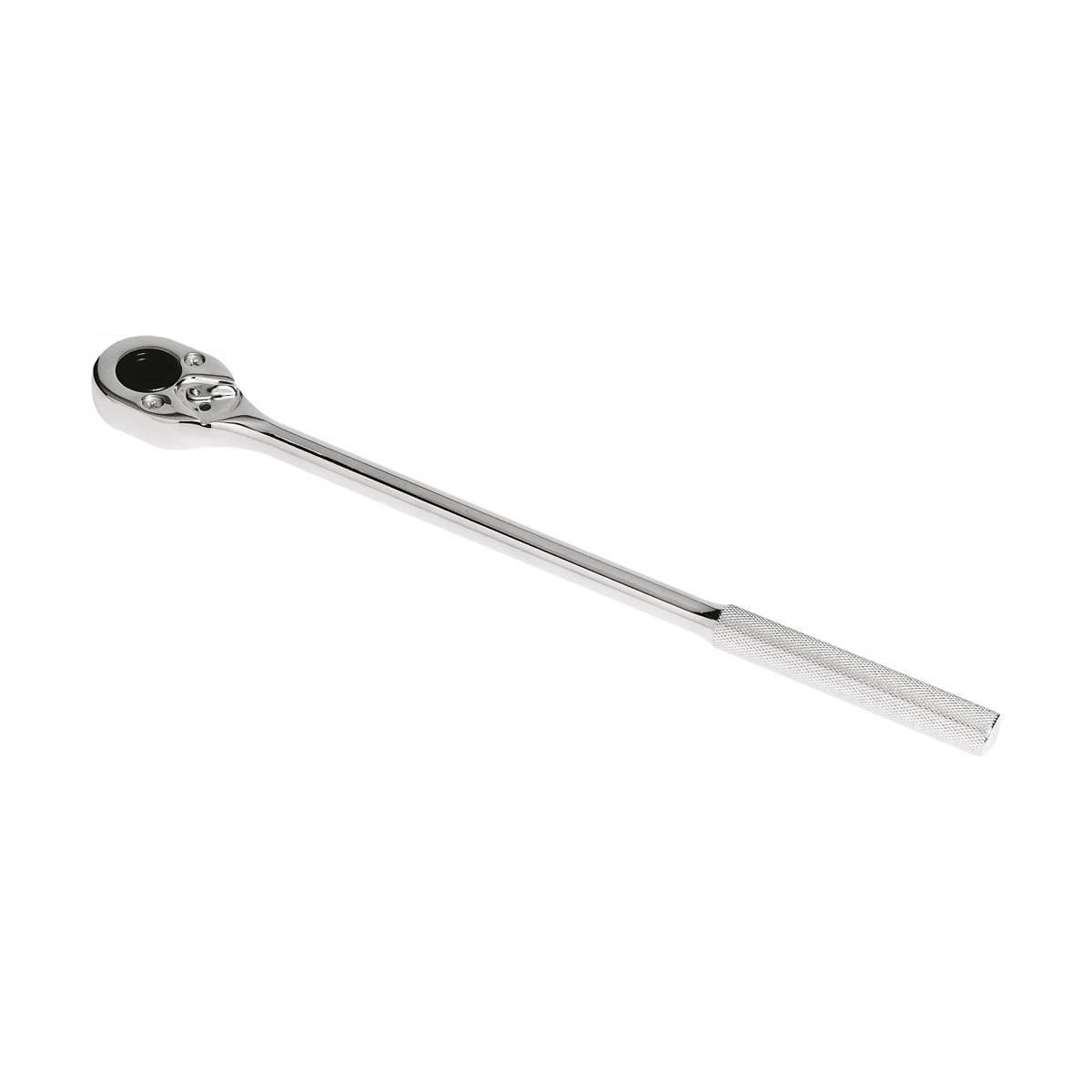 Proto J5450 Non-Insulated Standard Length Hand Ratchet, Imperial, 1/2 in Drive, Pear Head, 16 in OAL, Alloy Steel, Full Polished, ASME B107.10M, Federal GGG-W-641E - Ratcheting Socket Wrenches