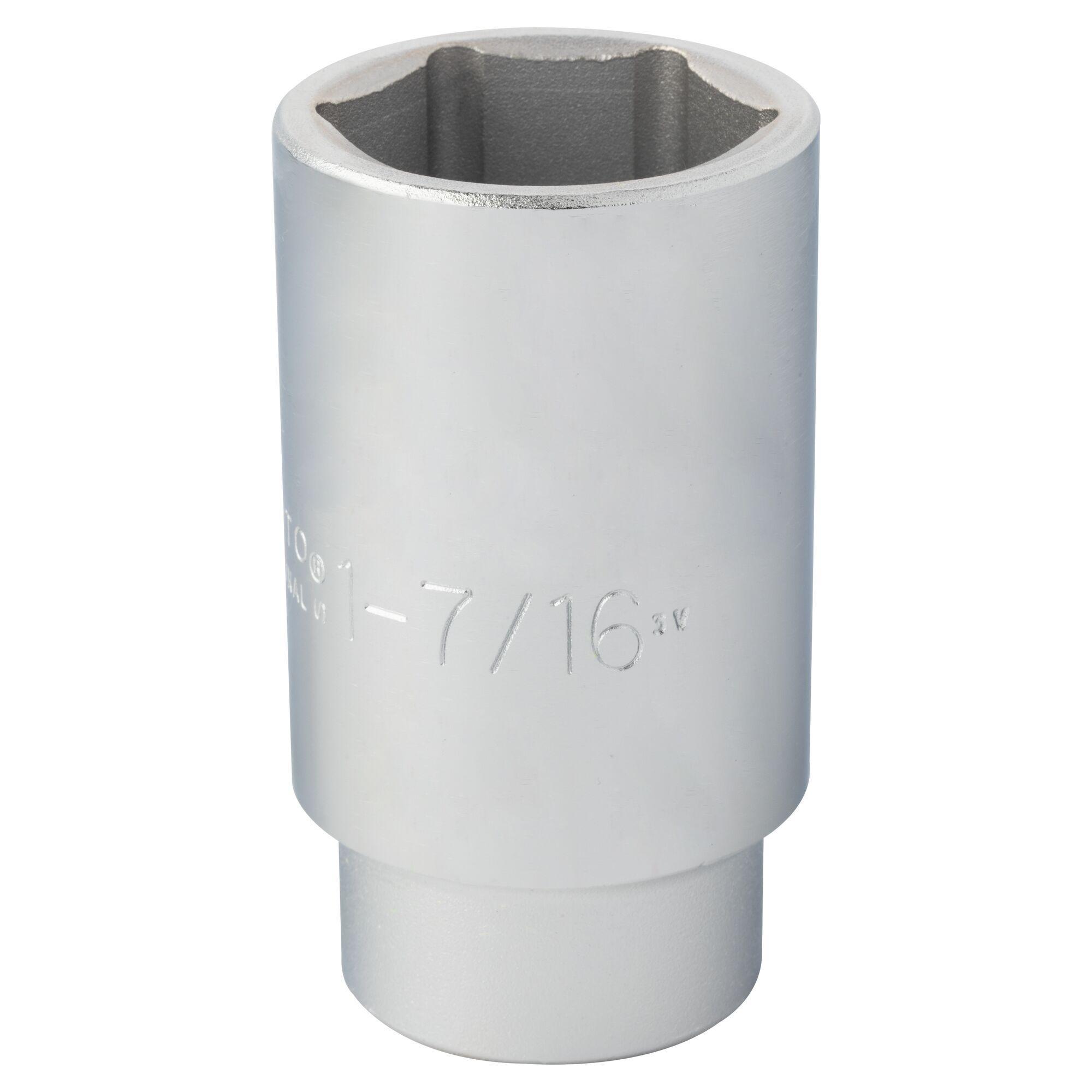 Proto TorquePlus J5546HL Deep Length Socket, Imperial, 3/4 in Square Drive, 1-7/16 in - Sockets