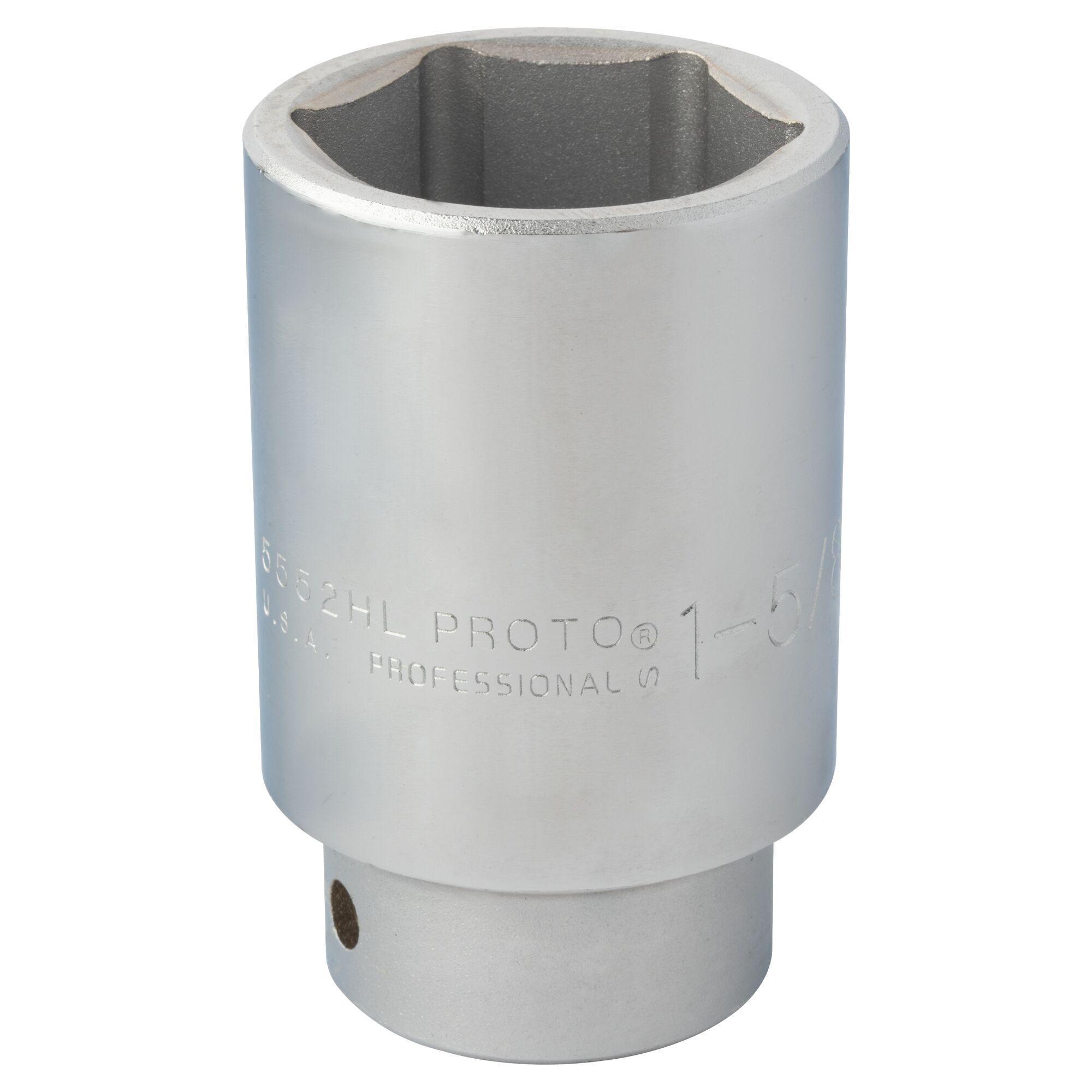 Proto TorquePlus J5552HL Deep Length Socket, Imperial, 3/4 in Square Drive, 1-5/8 in - Sockets