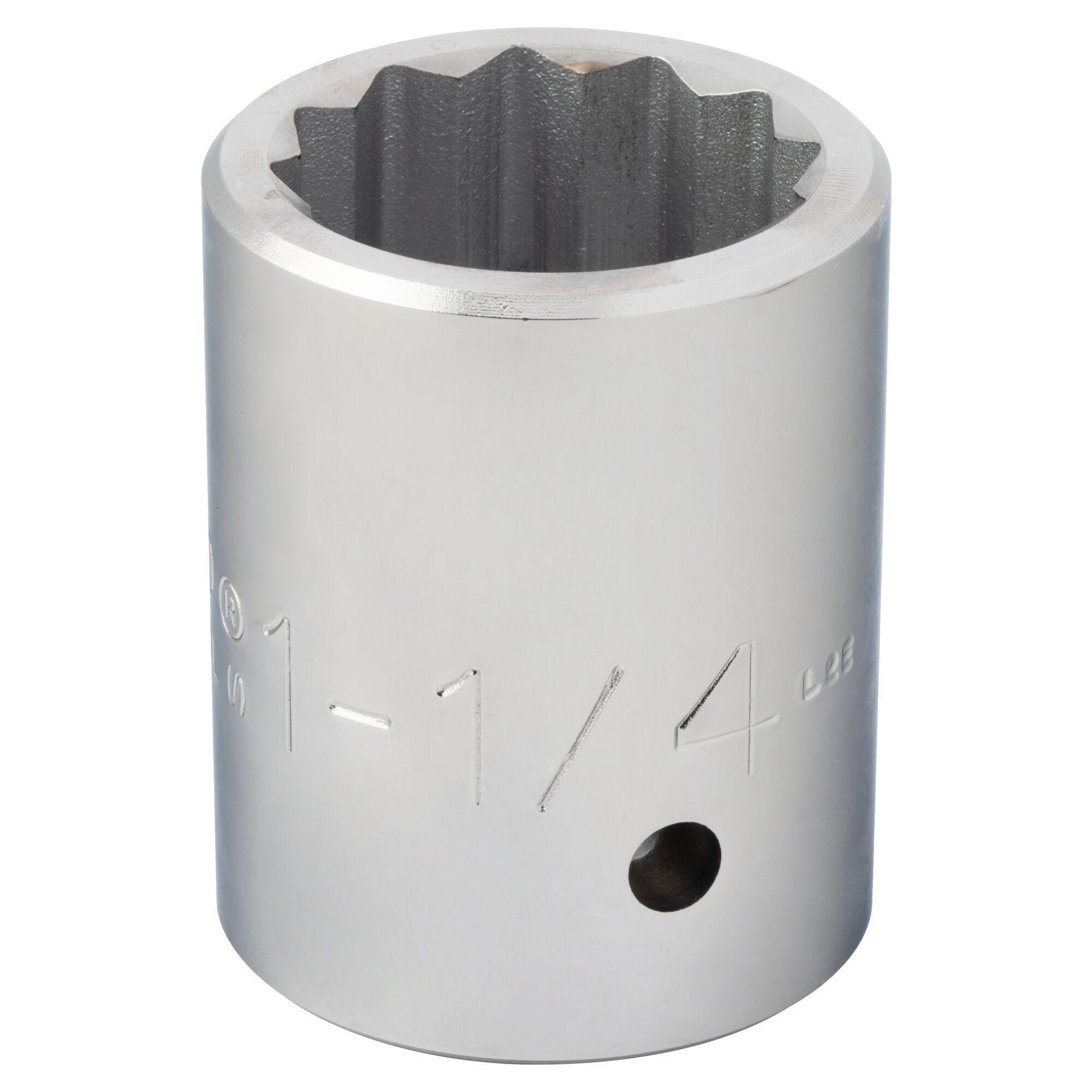 Proto TorquePlus J5740 Standard Length Socket, Imperial, 1 in Square Drive, 1-1/4 in - Sockets