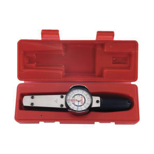 Proto J6177F Dual Scale Dial Torque Wrench, 3/8 in Drive, 50 to 250 in-lb, Fixed/Ratcheting Head, 10 in OAL, ASME B107.14M, ISO 6789, 5 in-lb Graduation - Dial Torque Wrenches
