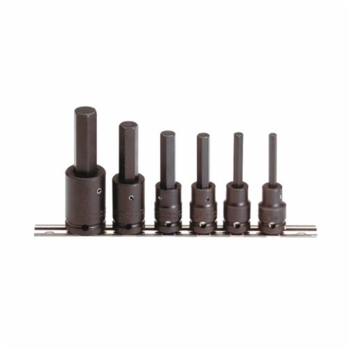 Proto TorquePlus J74252 Socket Set, Metric, 1/2 in Drive, 6 Pieces, Black Oxide - Socket Driver Bit Sets