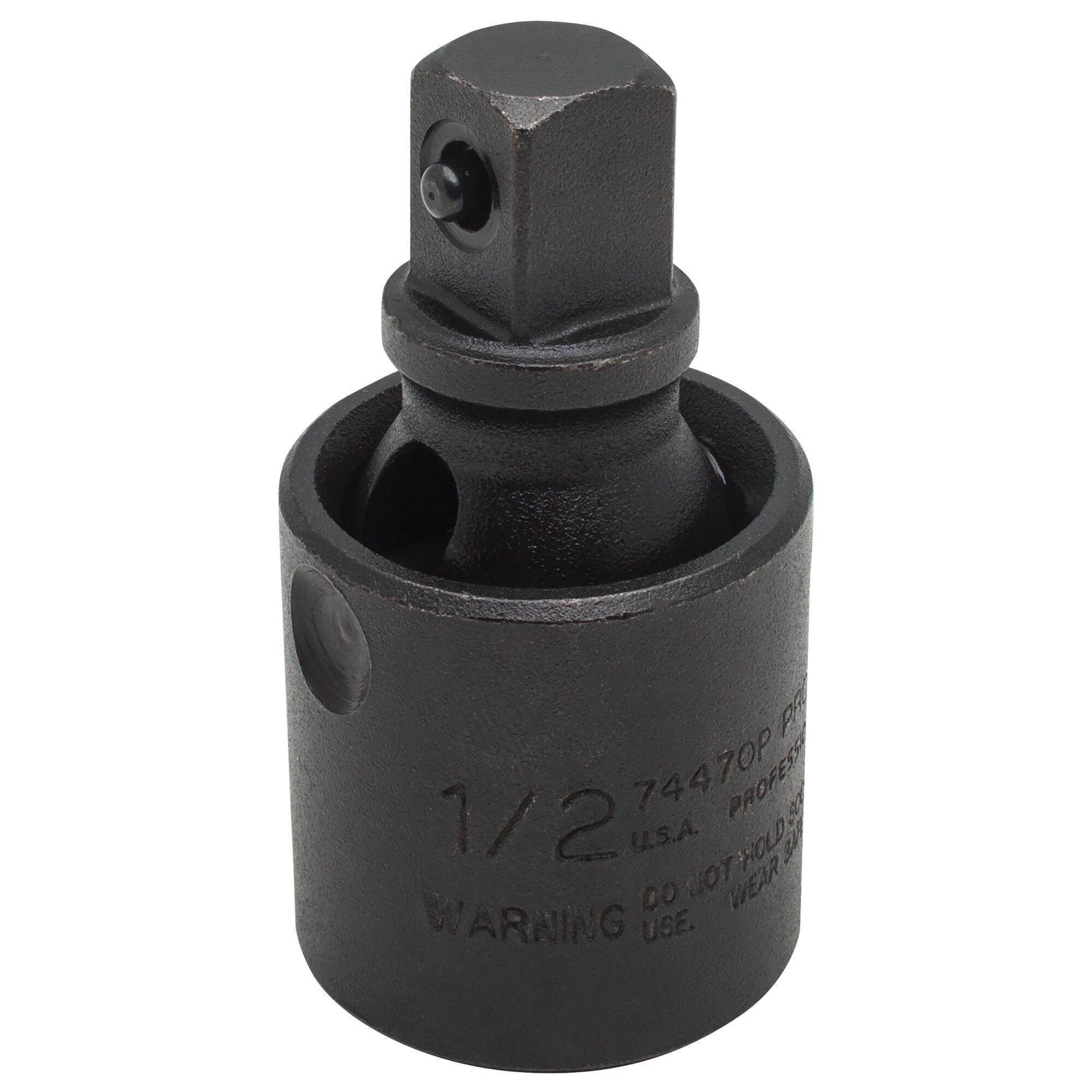 Proto J74470P Universal Standard Length Impact Joint, Black Oxide, 1/2 in Male Drive, 1/2 in Female Drive, ASME B107.2 - Socket Adapters & Universal Joints