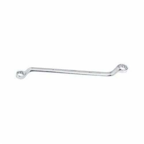 Proto TorquePlus J8181 Deep Box End Wrench, 1/2 x 9/16 in Wrench, 12 Points, 60 deg Offset, 9 in OAL, Steel, Satin, ASME B107.100, AS954E S3.8.1 - Box End Wrenches