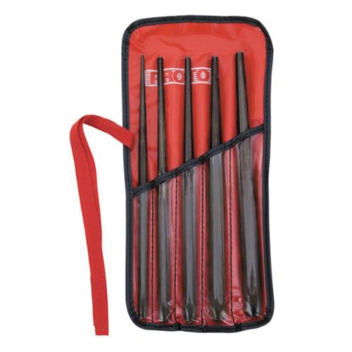 Proto J96BS2 Punch Set, Drift Style, 3/8 to 5/16 in Punch, 5 Punches, 5 Pieces - Punch & Chisel Sets