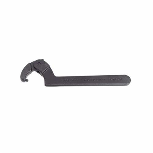 Proto JC491 Adjustable Pin Spanner Wrench, 3/4 to 2 in, 1/8 in Pin, 6-3/8 in OAL, Alloy Steel, Black Oxide - Spanner Wrenches