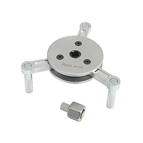 Proto JFF120 Self-Grip Oil Filter Wrench, 4-13/64 in L, For Use With 3-1/8 and 4-3/4 in Oil Filter, Steel - Automotive Filter Wrenches