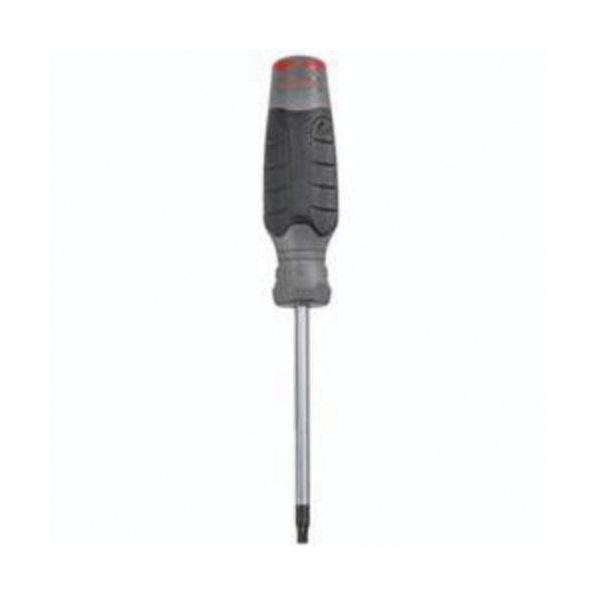Proto JT20314R Screwdriver, T20 Star/Torx Point, Alloy Steel Shank, 7 in OAL, Black Oxide/Polished Chrome, ASME B107.15 - Standard Screwdrivers