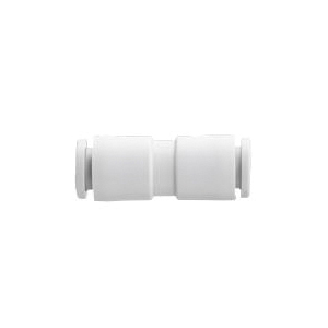 SMC KQ2H10-00A KQ2 Straight Union Tube Connector, 10 mm Nominal, Push-In, Resin - Pneumatic Connectors
