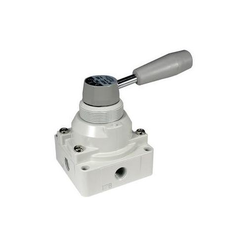 SMC VH200-N02 VH Body Ported Hand Valve, 1/4 in Nominal, NPT End Style, 1 MPa Pressure, 1.5 Lpm Flow Rate, Die Cast Aluminum Body - Pressure Relief Valves
