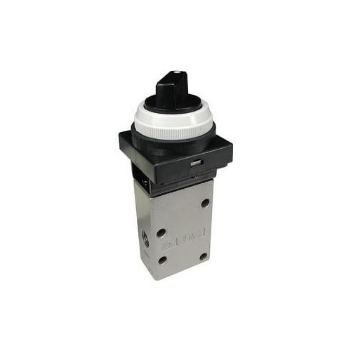 SMC NVM430-N01-30G NVM Mechanical Valve, 1/8 in Nominal, NPT End Style, -100 kPa to 1 MPa Pressure, 0.38 Cv Flow Rate, 2 Ways, 2 Positions - On-Off Valves