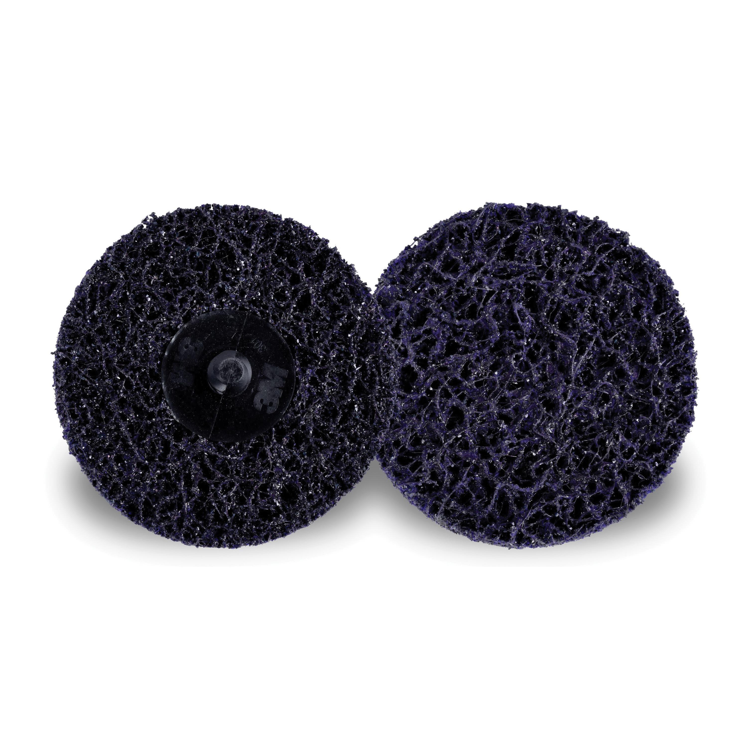 Scotch-Brite 7100173795 Clean and Strip XT Pro Clean and Strip Disc, 3 in Dia Disc, Extra Coarse Grade, Silicon Carbide Abrasive, Type TR Attachment - Non-Woven Abrasive Quick-Change Discs