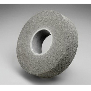 Scotch-Brite 7000045878 Convolute Deburring Wheel, 14 in Dia Wheel, 8 in Center Hole, 2 in W Face, Fine Grade, Silicon Carbide Abrasive - Deburring Wheels