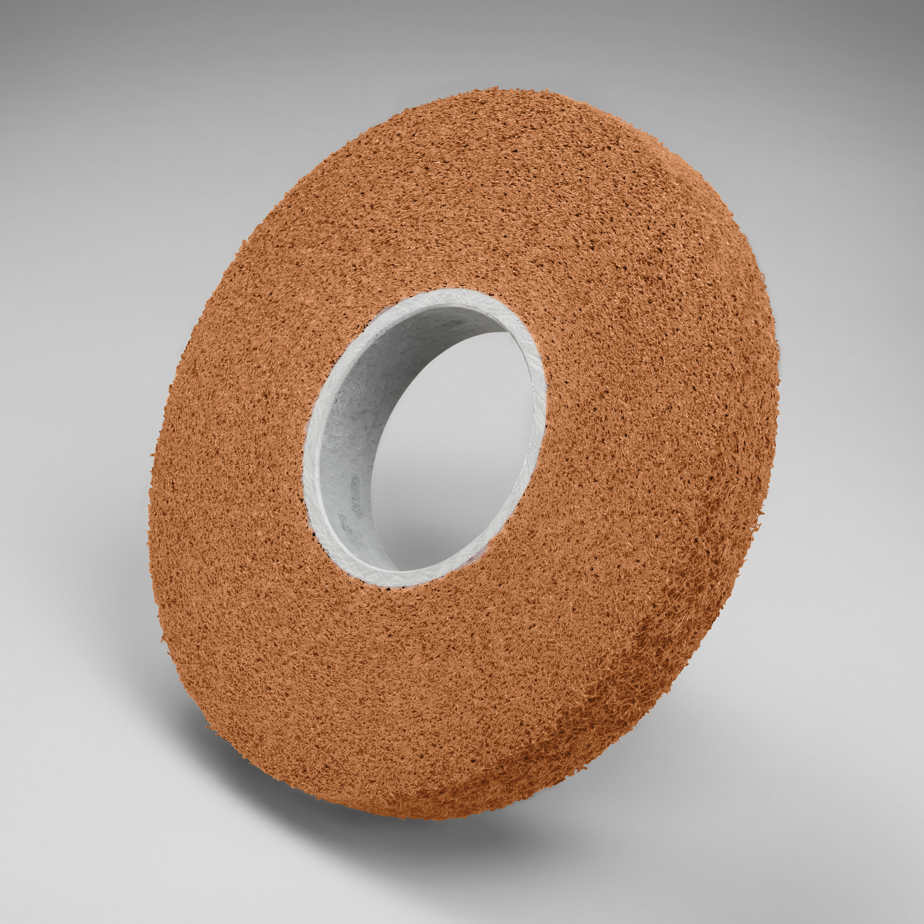 Scotch-Brite 7000045993 Polish Wheel, 8 in Dia Wheel, 3 in Center Hole, 2 in W Face, Fine Grade, Aluminum Oxide Abrasive - Deburring Wheels