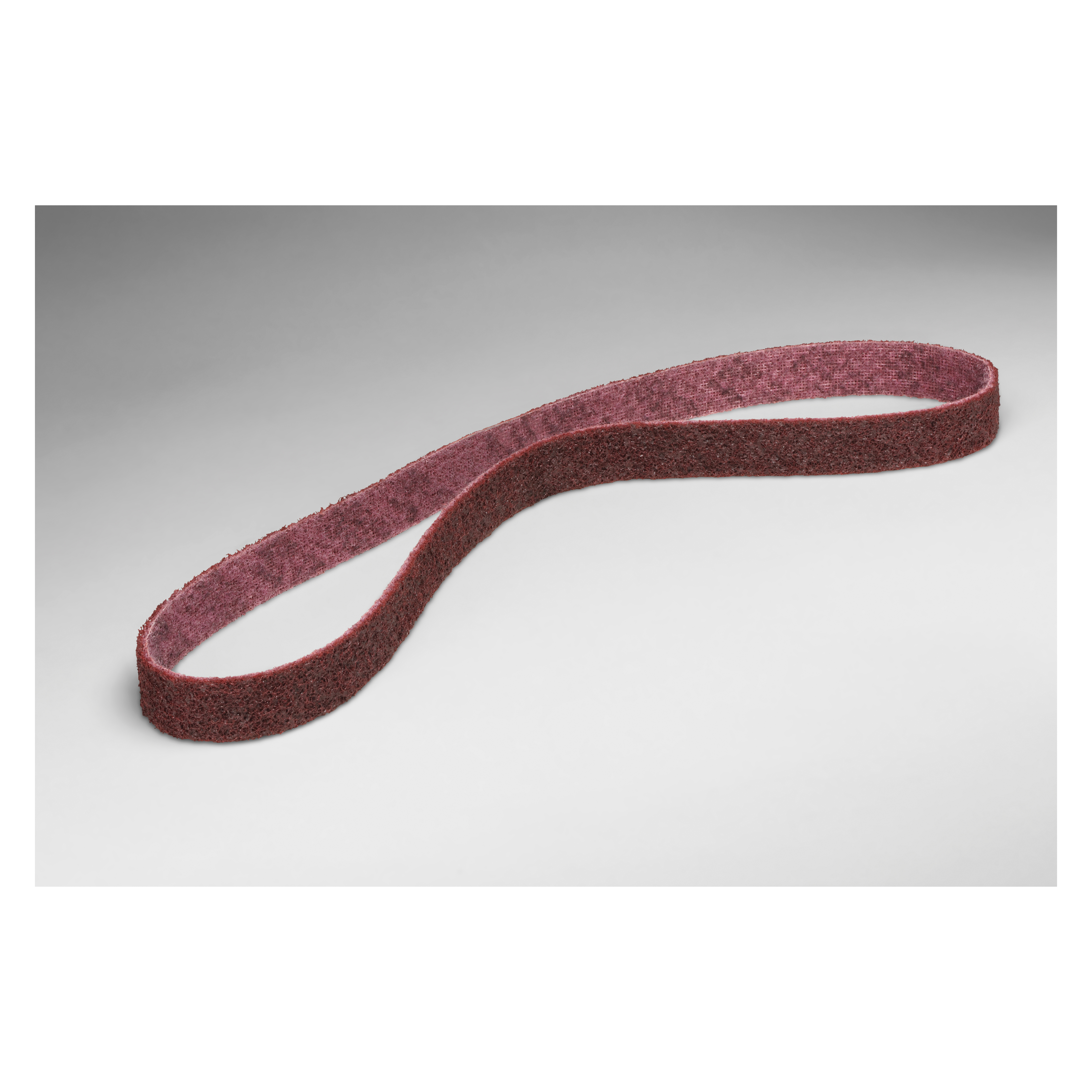 Scotch-Brite 7000120565 Surface Conditioning Belt, 1 in W Belt x 42 in L, Medium Grade, Aluminum Oxide Abrasive, Maroon - Non-Woven Abrasive Belts