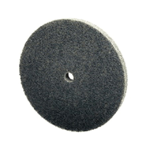 Scotch-Brite 7000045949 EXL High Performance Unitized Wheel, 3 in Dia Wheel, 1/4 in Center Hole, 1/2 in W Face, Medium Grade, Aluminum Oxide Abrasive - Deburring Wheels