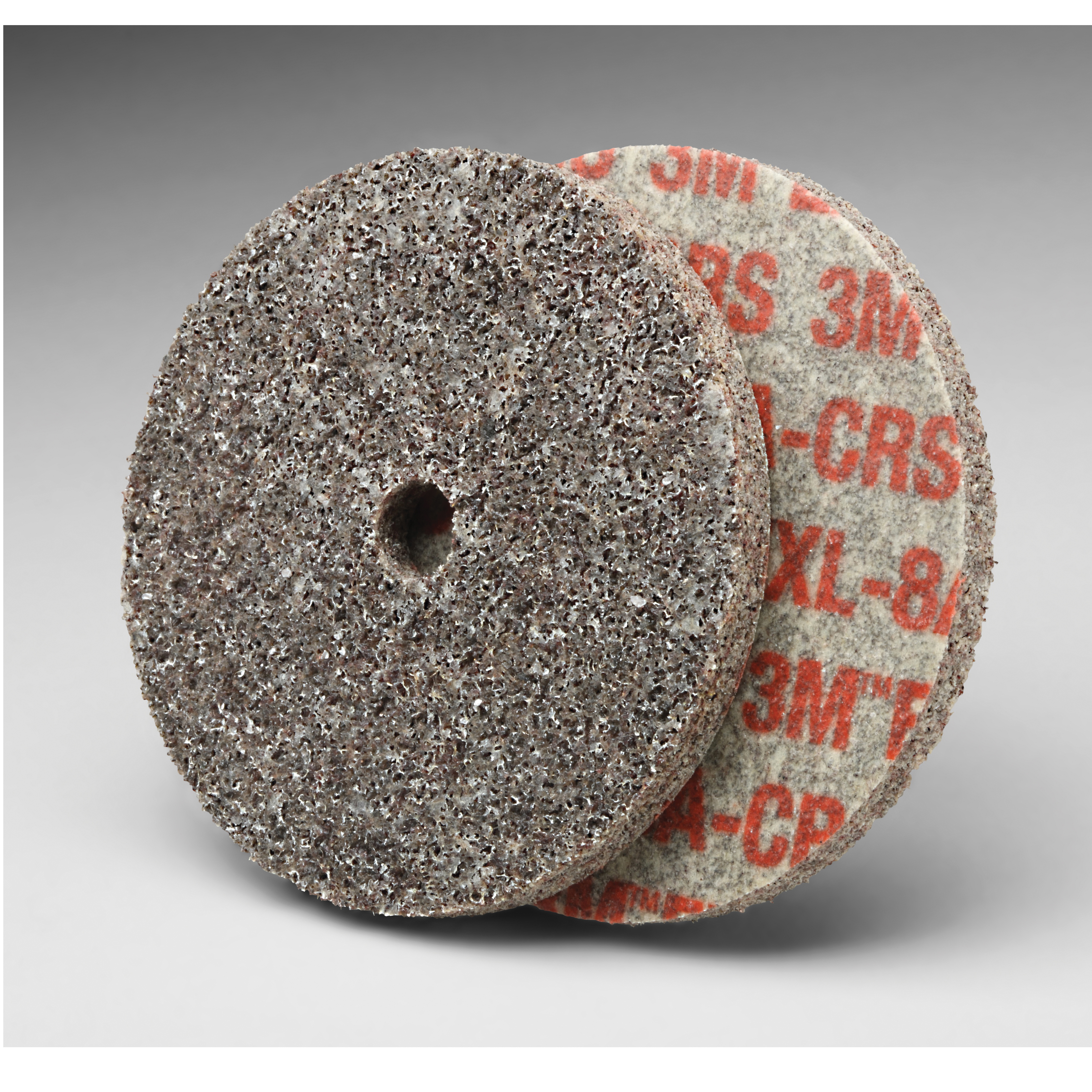 Scotch-Brite 7000028450 EXL High Performance Unitized Wheel, 3 in Dia Wheel, 1/4 in Center Hole, 1/4 in W Face, Coarse Grade, Aluminum Oxide Abrasive - Deburring Wheels
