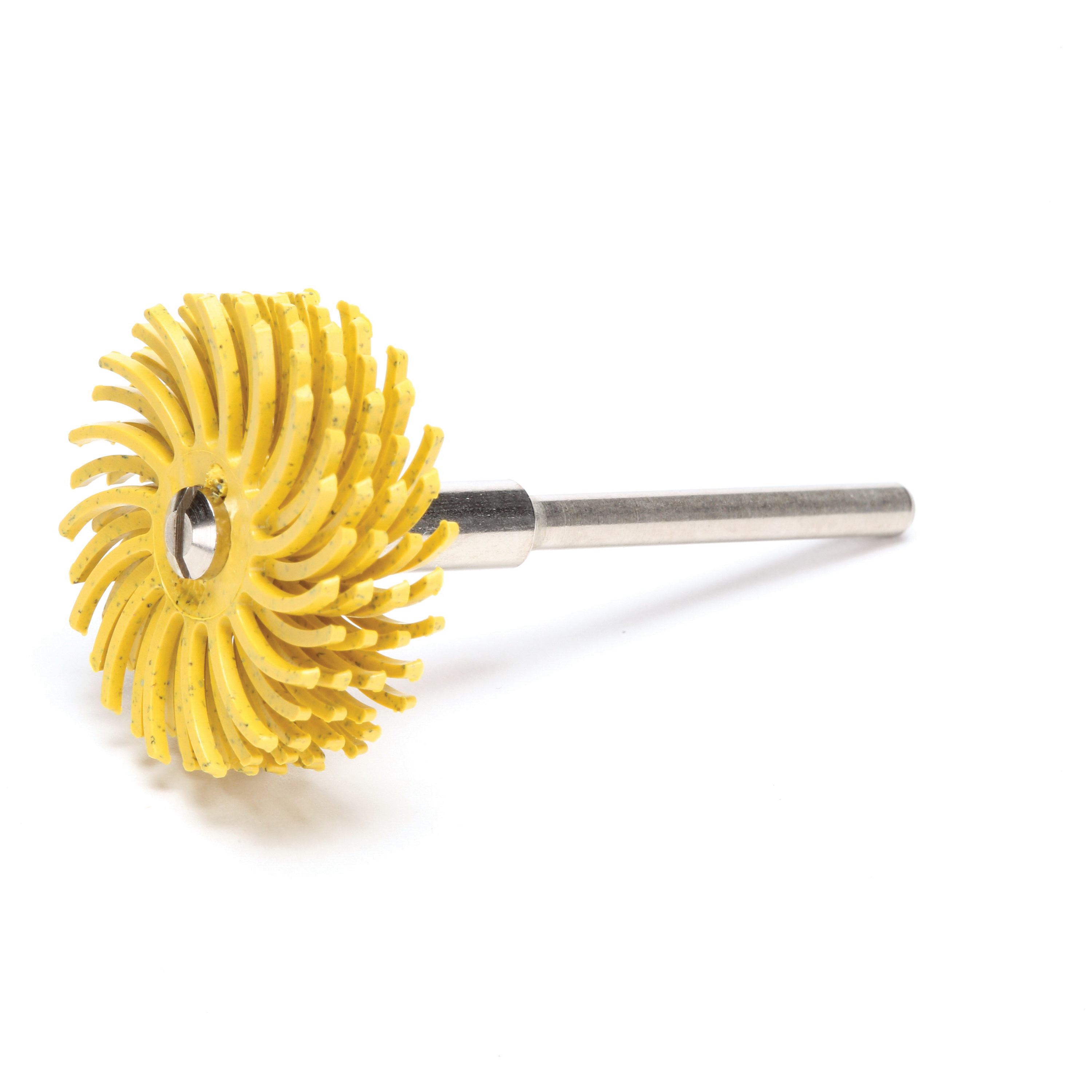 Scotch-Brite 7000000762 Flexible Bristle Disc, 1 in Dia Brush, 1/8 in Arbor Hole, 80 Grit, Medium Grade, Ceramic Fill - Radial Bristle Brushes