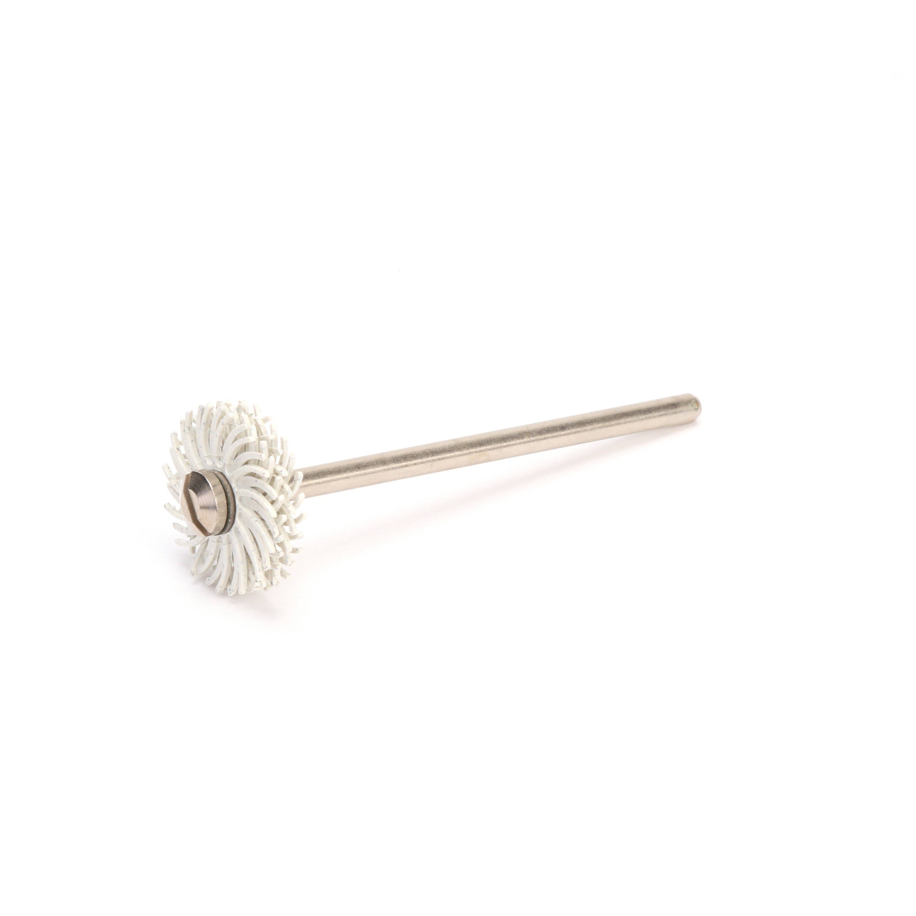 Scotch-Brite 7000000764 Bristle Disc, 9/16 in Dia Brush, 1/16 in Arbor Hole, 120 Grit, Fine Grade, Ceramic Fill - Radial Bristle Brushes
