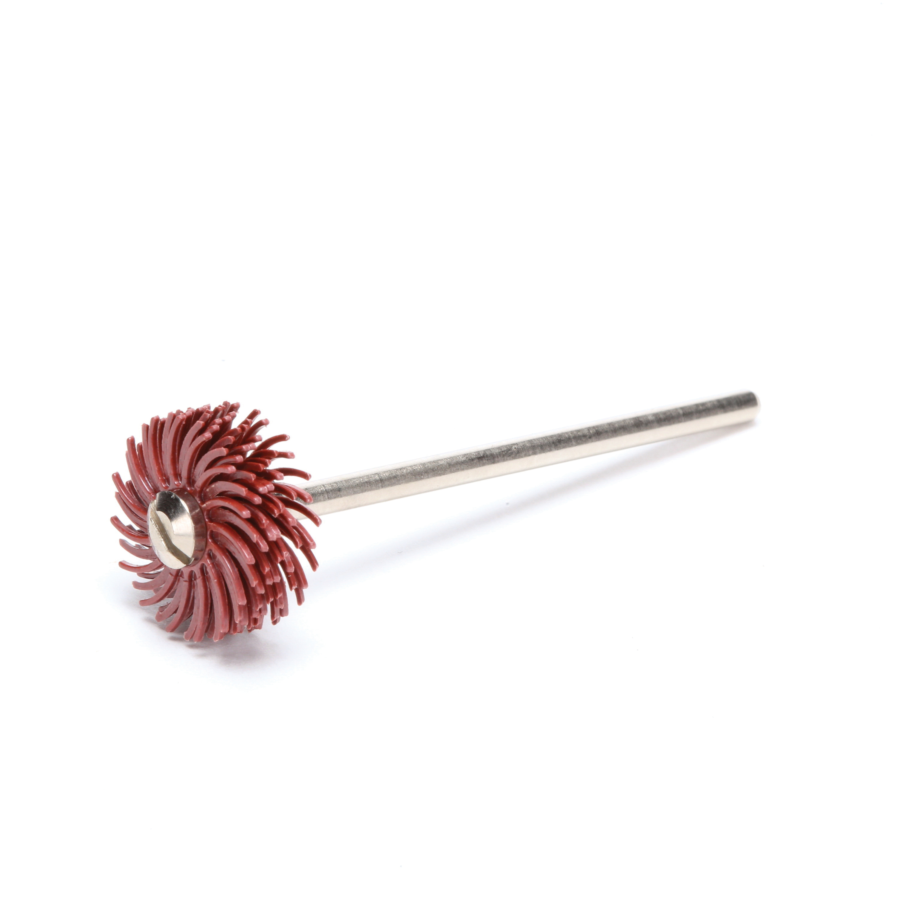 Scotch-Brite 7100002321 Bristle Disc, 9/16 in Dia Brush, 1/16 in Arbor Hole, P220 Grit, Very Fine Grade, Ceramic Fill - Radial Bristle Brushes